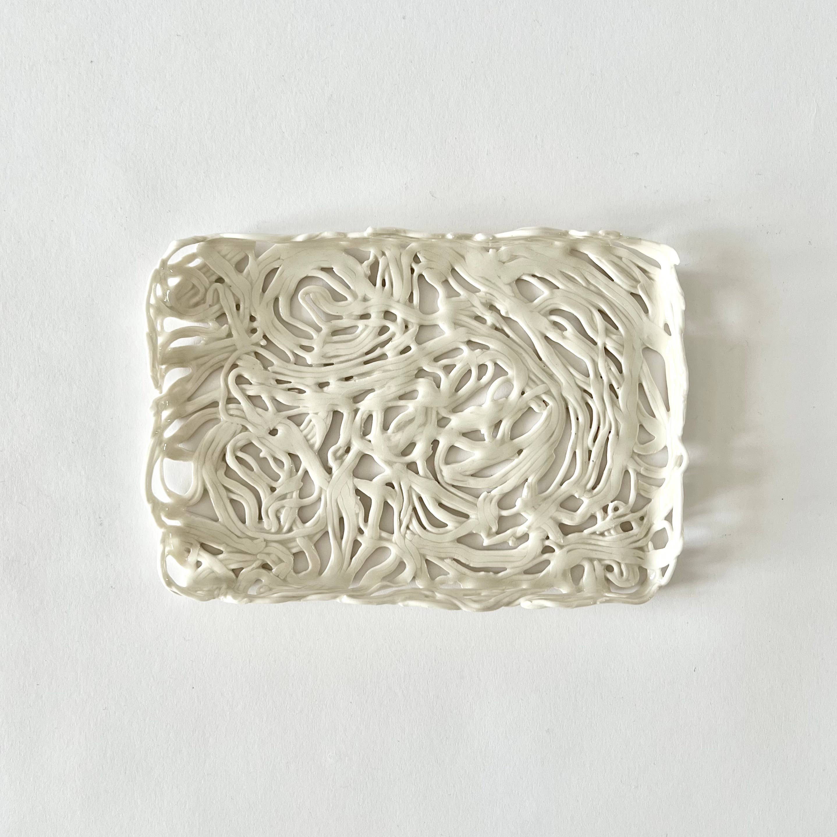 Porcelain Lace Tray II