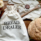Reusable Bread Bag, Sourdough Supplies, "Bread Dealer"