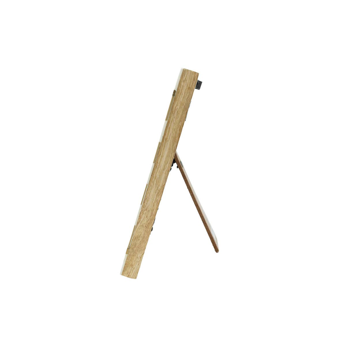 Wooden frame on a white background