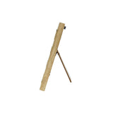 Wooden frame on a white background