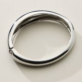 Thin and Wavy Elegant Cuff Bracelet