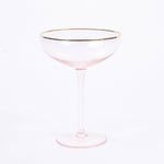Light Pink Coupe Glass
