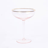 Light Pink Coupe Glass