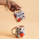 Anaar Coffee Mug- Red ,  3.5 X 3 Inches