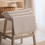 Minimalist 100% Cotton Throw Blankets & Bedspreads