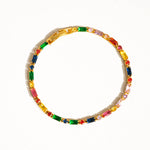 Shiloh 18K Gold Multicolor CZ Chain Bracelet
