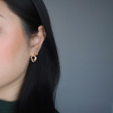 Mia Hoops | Small CZ Hoops
