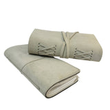 Parchment Color Suede Journal w/ Organic Cotton Paper: Large
