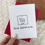 You're SODIUM Cute Card