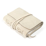 Parchment Color Suede Journal w/ Organic Cotton Paper: Large