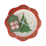 NUT1143 - Nutcracker Bamboo 9" Plate Set of 4