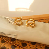 Lucas 18K Gold Non-Tarnish Braided Ear Cuff