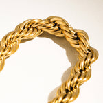 Sadie 18K Gold Non-Tarnish Braided Stackable Bracelet