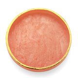 Pink Resin Round Serving  Tray