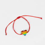 Rainbow Heart Gourd Bracelet