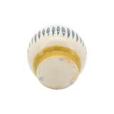 Decorative Planter - Ivory/Yellow Ceramic Artsy Face, 7 in.