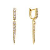 Luxe Arc Drop Earrings