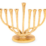 Gold Brass Menorah