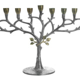 Oil Menorah - Gold/Nickel
