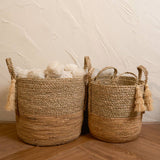 Attractive Coastal Charm Tassel Basket