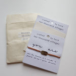 Affirmation Bracelet - You Are Strong