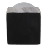 Taper Holder - Multicolor Marble Ball on Cube, 5 in.