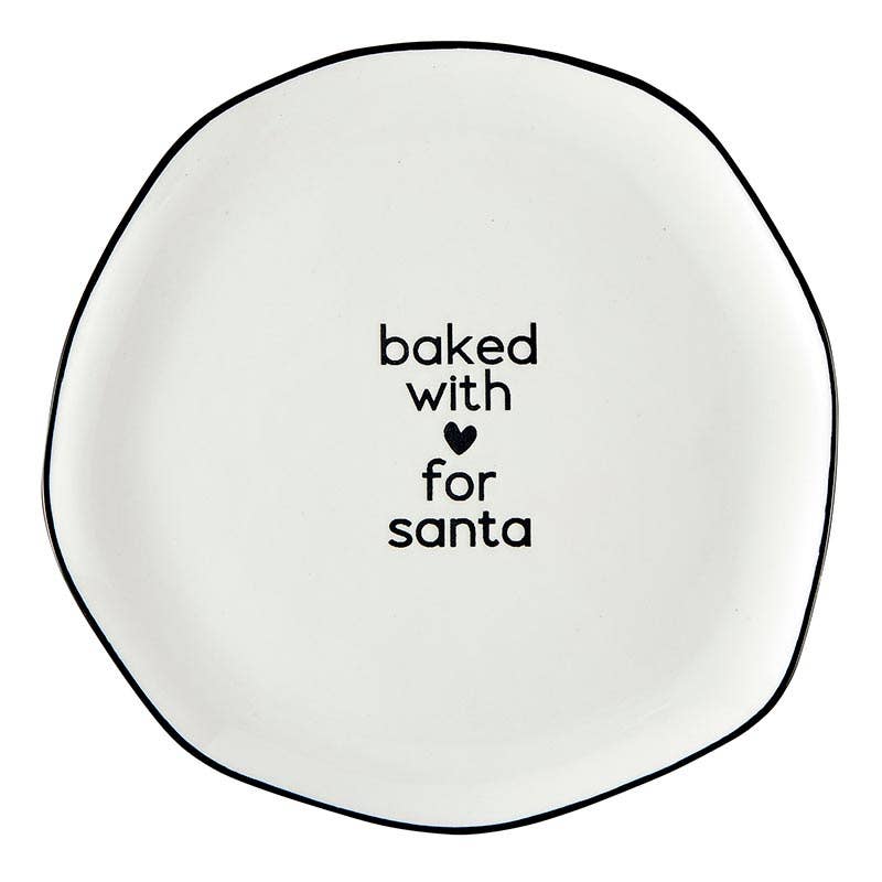 Ceramic Plate - For Santa