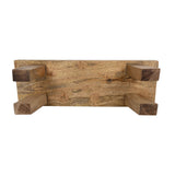 Hazel Footed Stool Mango Wood Farmhouse Riser