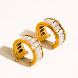 Olianne 18K Gold Non-Tarnish Baguette Ear Cuff