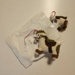 * Felt Saddled Horse Ornament