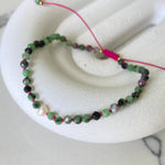Poly Ruby Zoisite stone bracelet