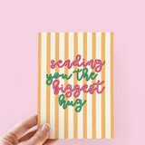 Sending You The Biggest Hug Greeting Card