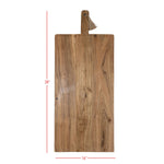 Prairie 38 Inch Oversized Cutting Board Acacia Wood & Jute