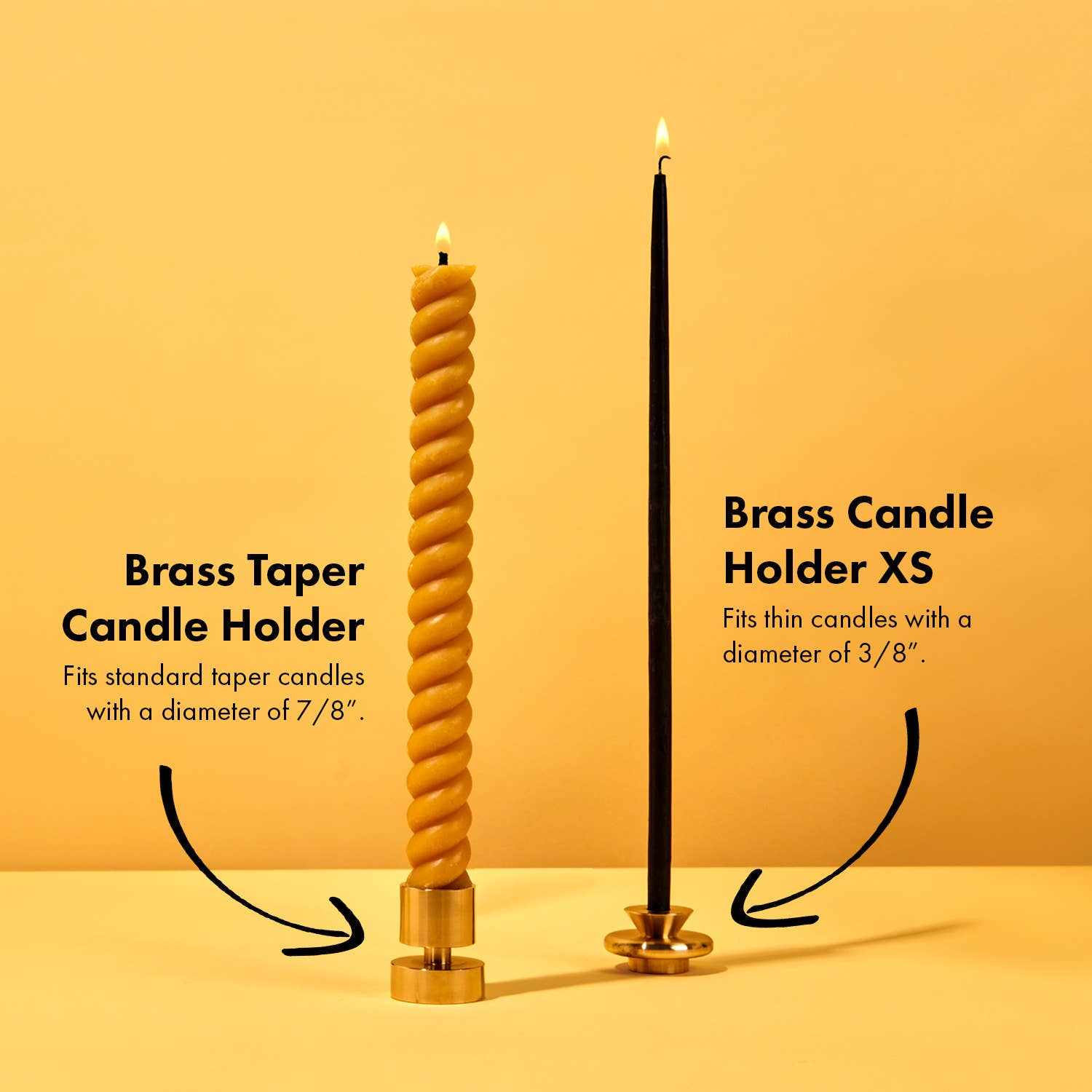 Brass Candle Holder XS
