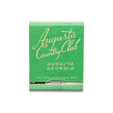 Augusta Country Club Matchbook Art Burl Frame