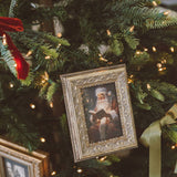 Classic Santa Framed Antique Art