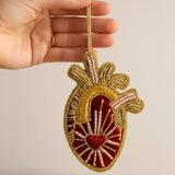 Human heart ornament