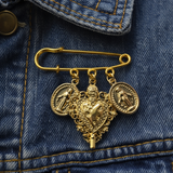 Devotional Brooch of the Sacred Heart