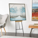 Industrial Black Metal Easel