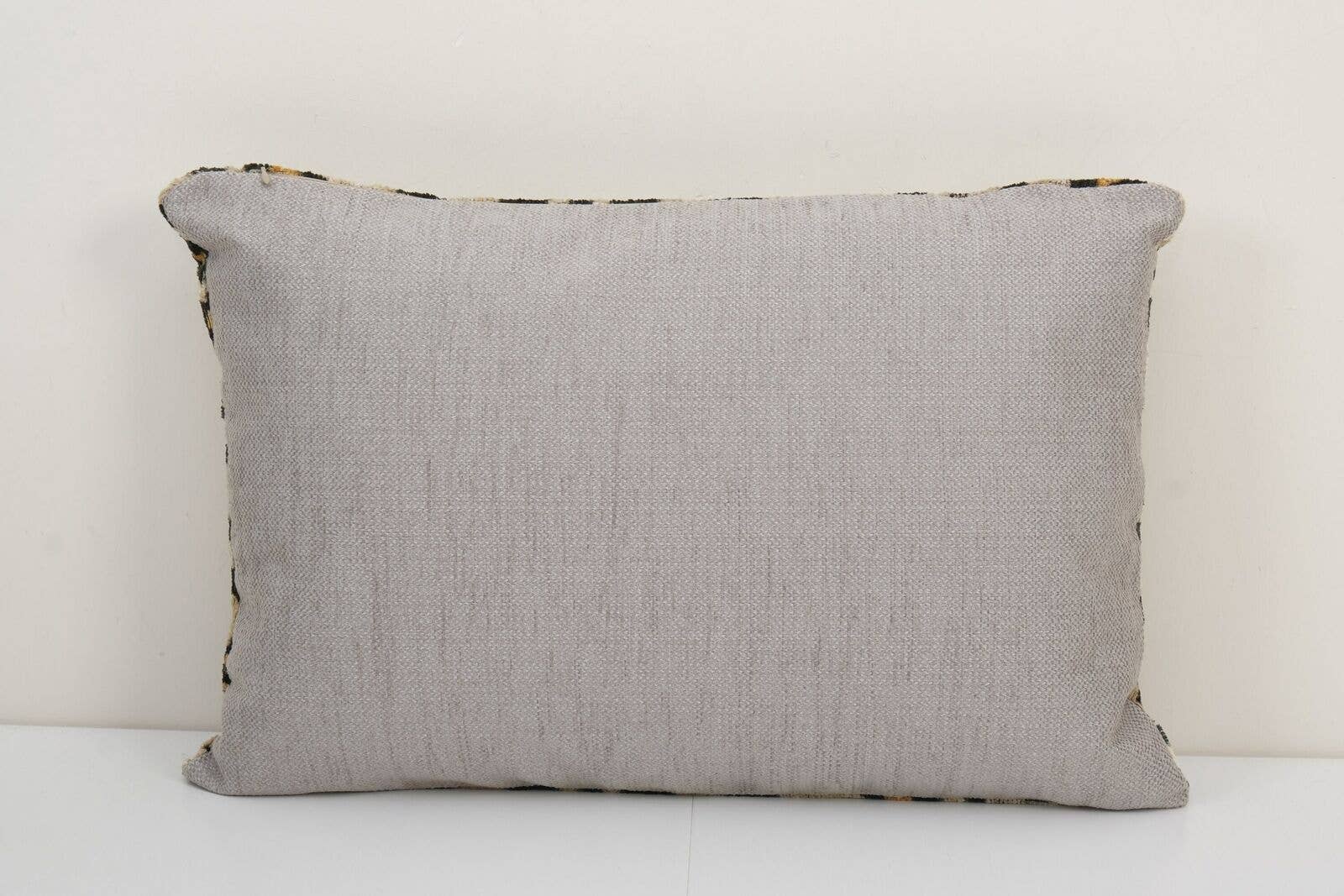 Leopard Ikat Velvet Pillow, Silk Lumbar Cushion Cover, Boho