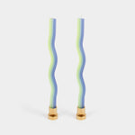 Wiggle Candles by Lex Pott - Lavender & Green (2 pack)