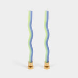 Wiggle Candles by Lex Pott - Lavender & Green (2 pack)
