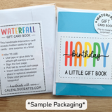 Graduation Waterfall Gift Card Holder