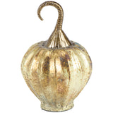 Glass Rustic Metallic Pumpkin