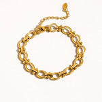 Dawson 18K Gold Non-Tarnish Braided Chain Bracelet