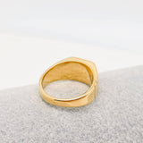 "Rich bitch" 18K Gold Plated Stainless Steel Ring - FGS