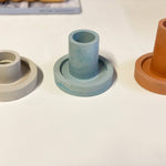 The Round Taper Candle Holder set of 2