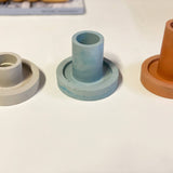The Round Taper Candle Holder set of 2