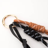 Faux Leather Dog Key Chain / Bag Charm