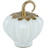 Glass White Pumpkin